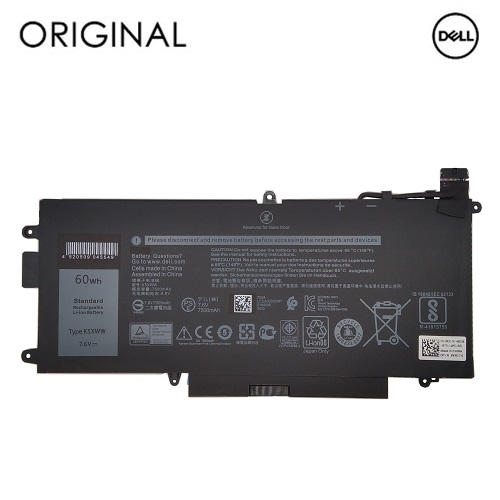 Аккумулятор для ноутбука DELL K5XWW, 7500mAh, Оригинал