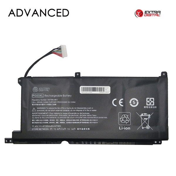 Notebook battery HP PG03XL, 4150mAh, Extra Digital Advanced