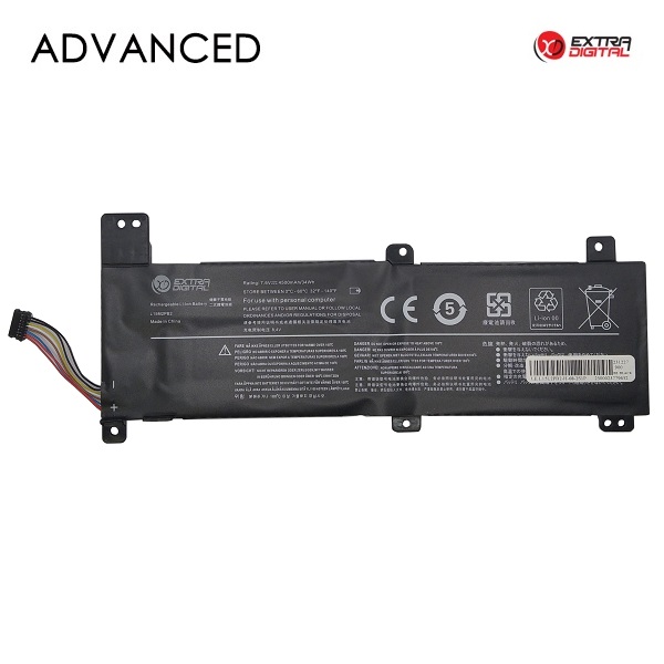 Notebook battery Lenovo L15M2PB2, 4500mAh, Extra Digital Advanced