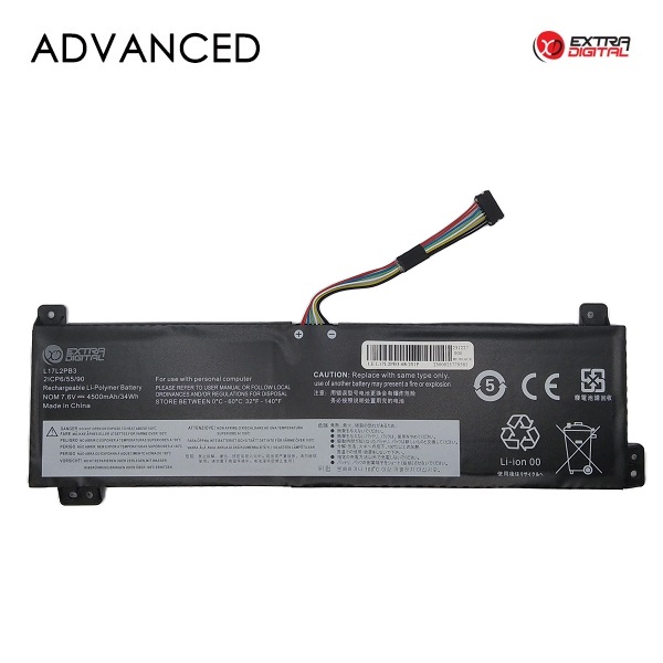Notebook Battery LENOVO L17L2PB3 4500mAh Extra Digital Advanced