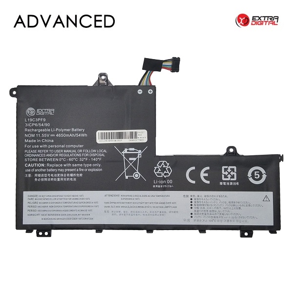Notebook Battery LENOVO L19C3PF9 4650mAh Extra Digital Advanced