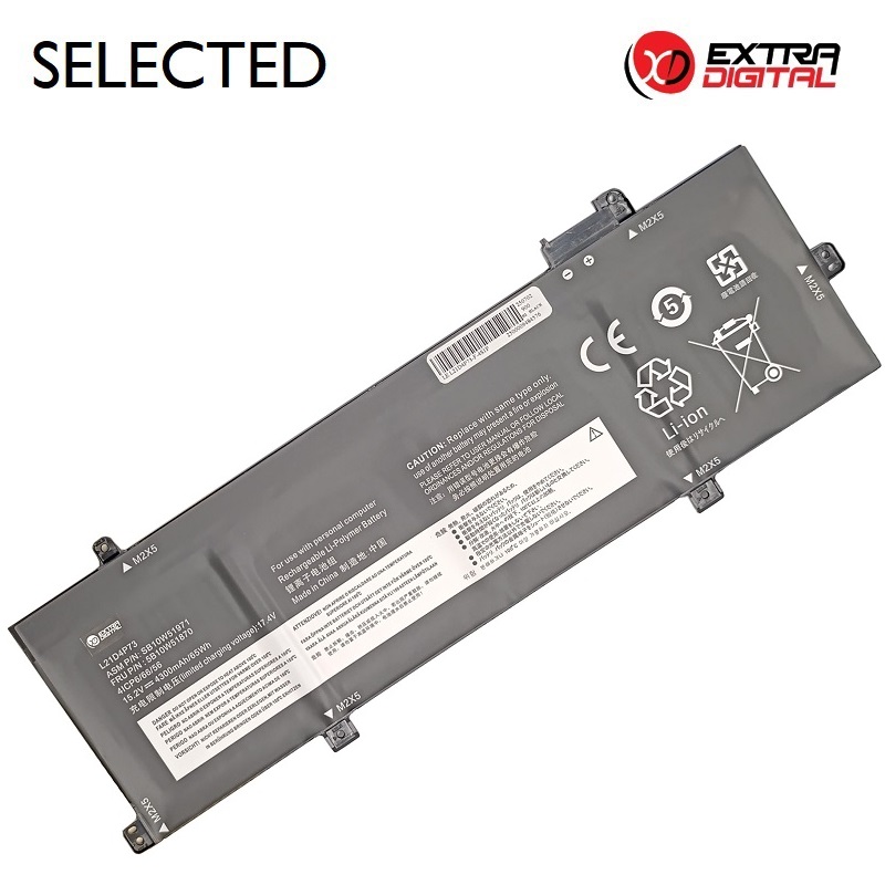 Notebook battery Lenovo L21D4P73, 4300mAh, Extra Digital Selected