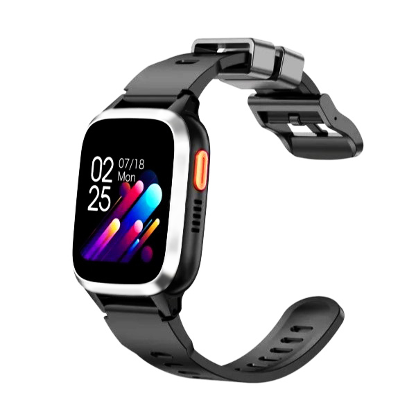 HiSmart Q112A children's 4G GPS smartwatch with video calls, black