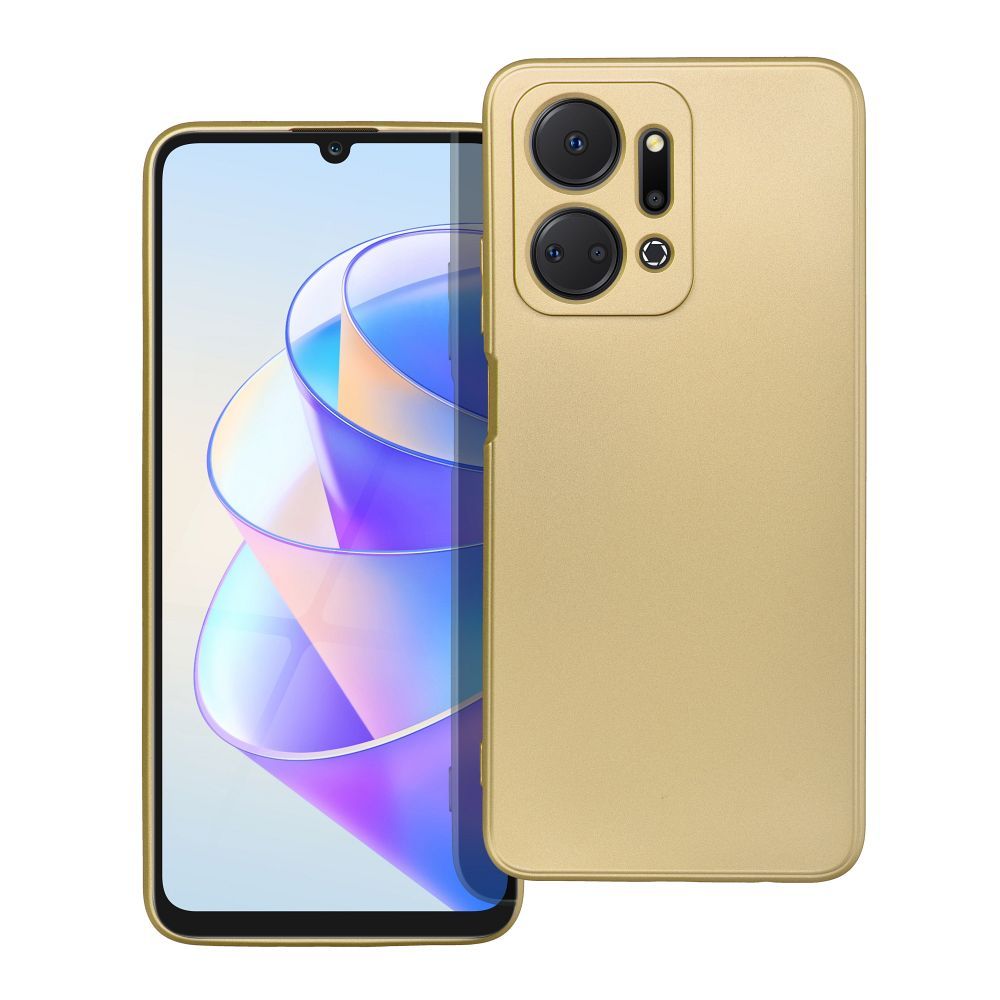 METALLIC dėklas telefonui HONOR X7A auksinis