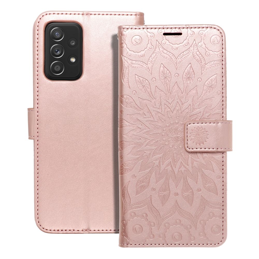 MEZZO Dėklas telefonui SAMSUNG A52 5G / A52 LTE ( 4G ) / A52s 5G mandala rožinis auksas