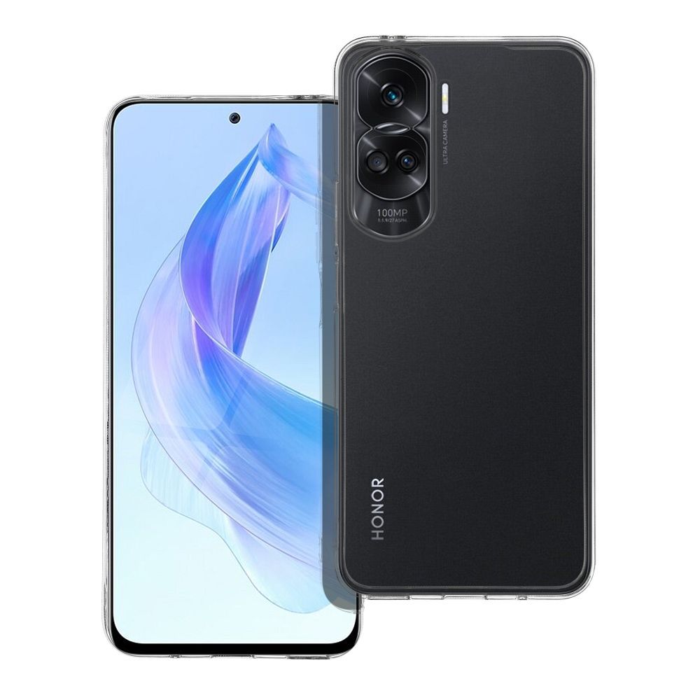 Skaidrus 2 mm dėklas telefonui HONOR 90 Lite (su kameros apsauga)