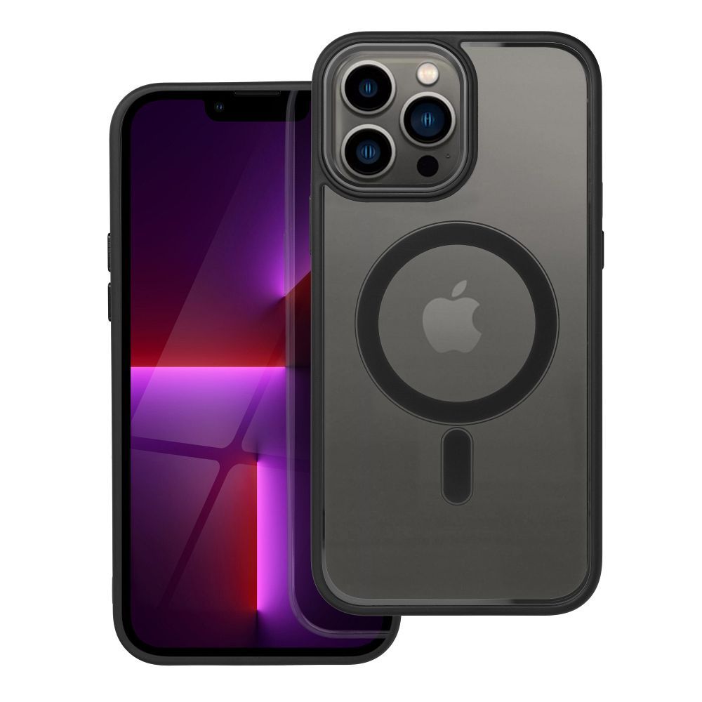 Чехол для iPhone 13 PRO MAX Color Edge Mag Cover совместимый с MagSafe чёрный