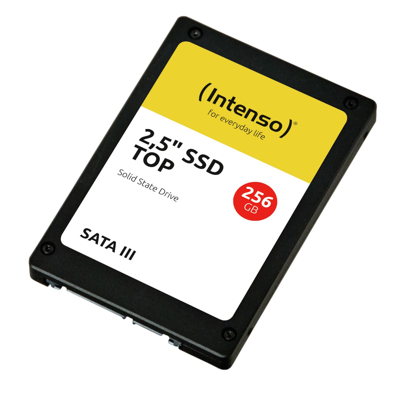 INTENSO 256GB SATA 3.0 SLC Write speed 500 MBytes/sec Read speed 520 MBytes/sec 2,5" 3812440 (SSD)