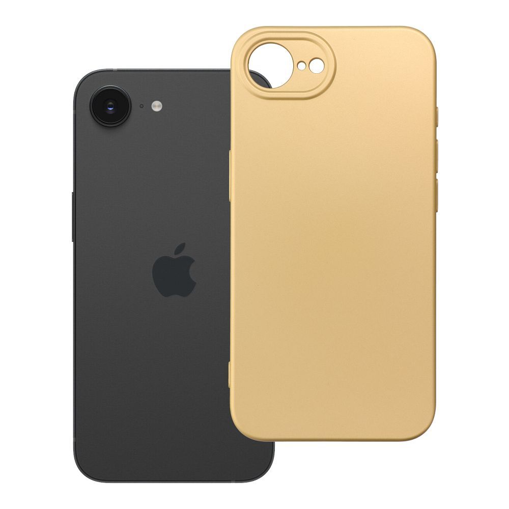METALLIC dėklas telefonui IPHONE 16e (SE 4 2025) auksinis