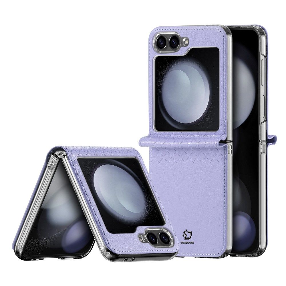 Dėklas Dux Ducis Bril Samsung F741 Z Flip6/F761 Z Flip7 FE violetinis