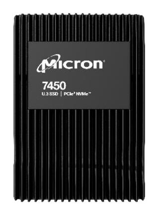 Micron 7450 MAX SSD diskas 12.8TB U.3 PCIe NVMe TLC Skaitymas 6800 MB/s Rašymas 5600 MB/s