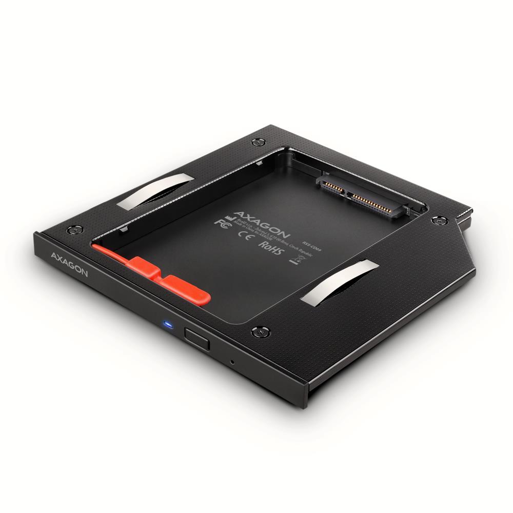 Axagon 2.5" SSD/HDD DVD Slot Caddy RSS-CD09