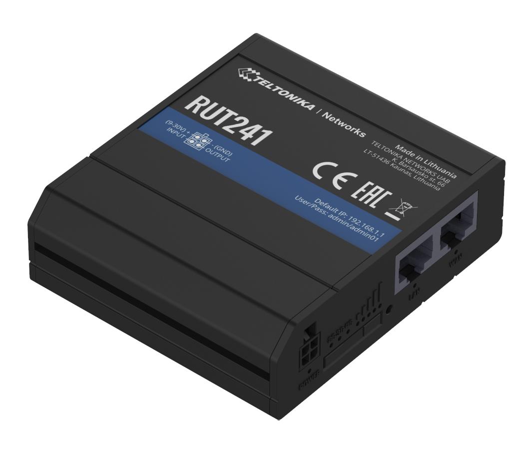 Teltonika Wireless Router LTE Cat 4 RUT241