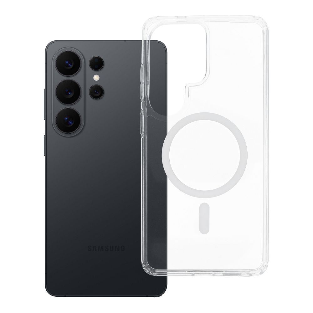 Forcell F-Protect Clear Hybrid Premium Чехол для Samsung S26 Ultra совместимый с MagSafe прозрачный