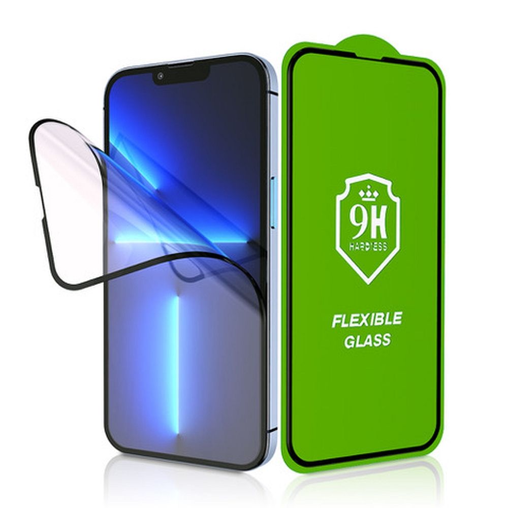 Гибридное стекло Bestsuit Flexible 5D для Xiaomi Redmi Note 15 5G чёрный