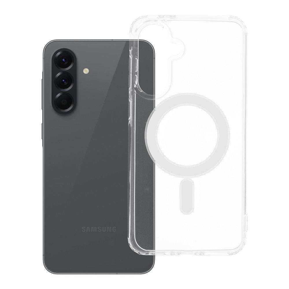 Clear Mag Cover (STR) dėklas Samsung A56 Clear Mag Cover (, skaidrus