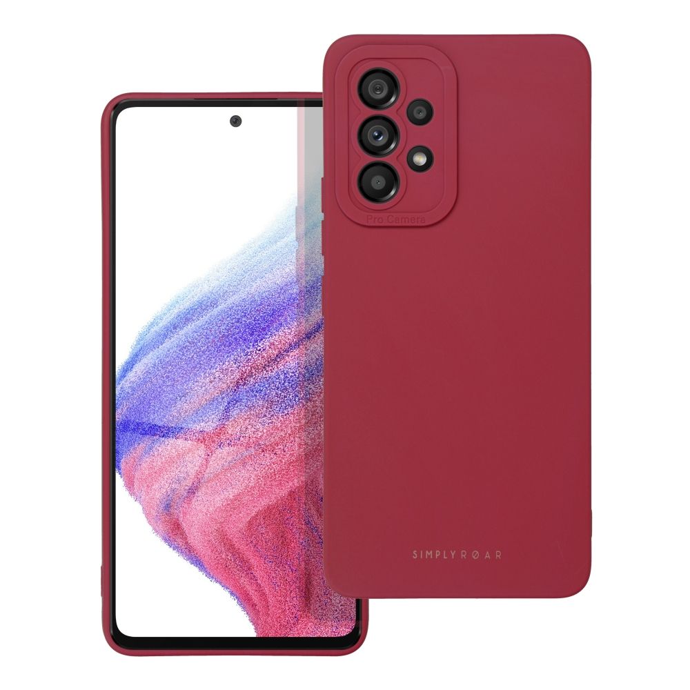 ROAR dėklas LUNA telefonui SAMSUNG A53 5G raudonas