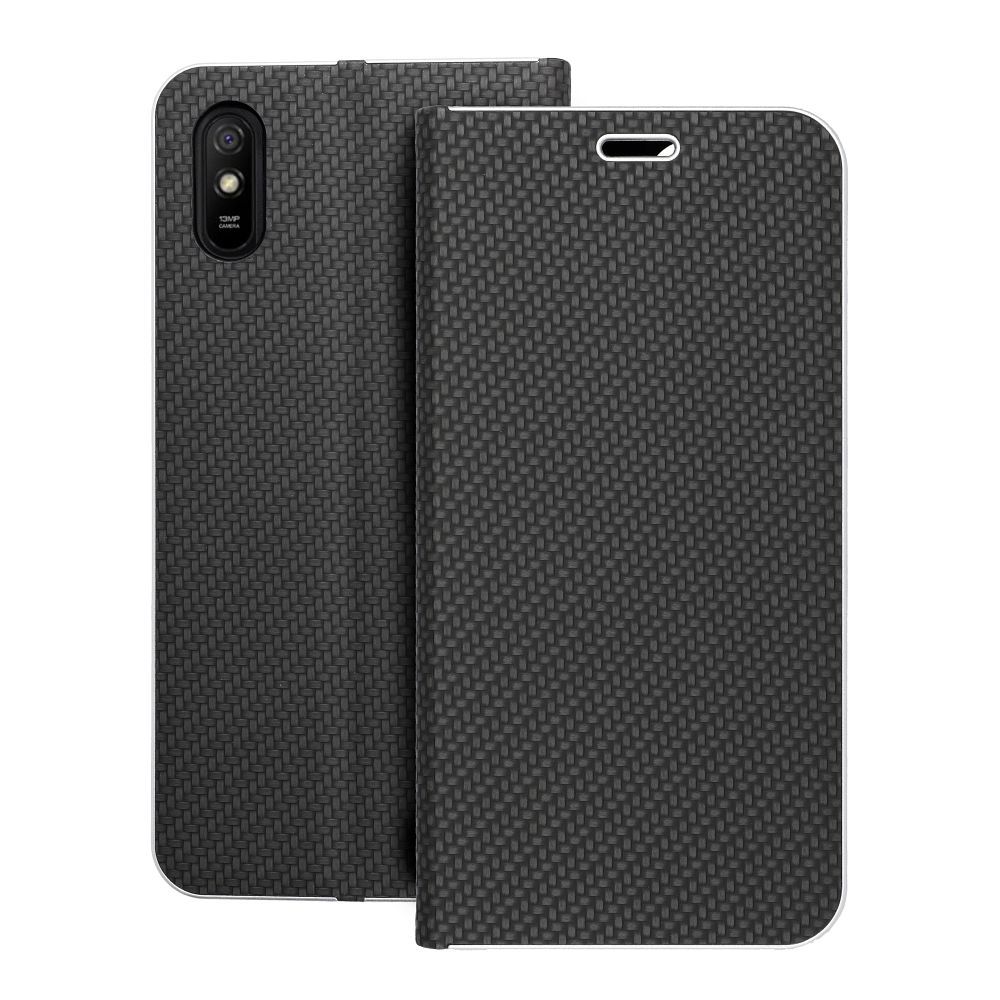 LUNA knygos dėklas Xiaomi Redmi 9AT / Redmi 9A juodas