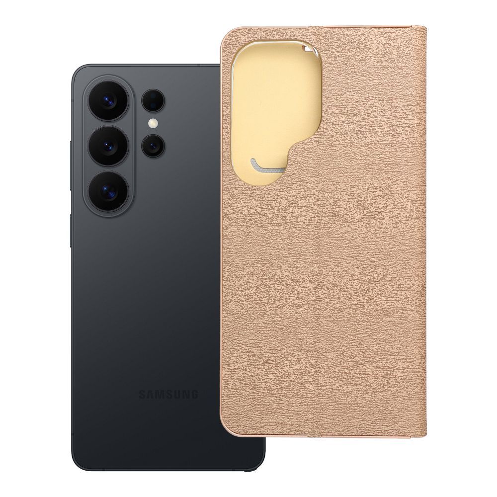 Чехол-книжка Samsung S26 ULTRA Luna Book Gold золотой