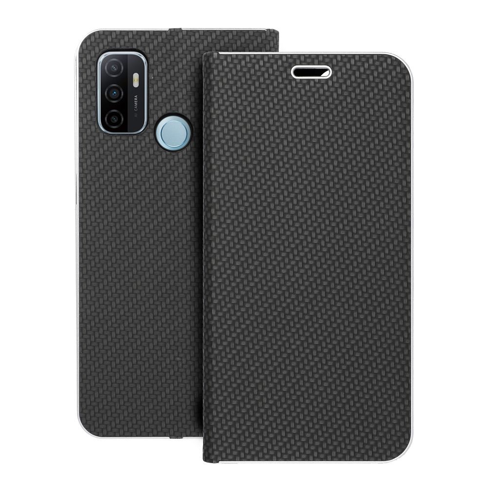 LUNA knygos dėklas OPPO A53 2020 / A53s juodas