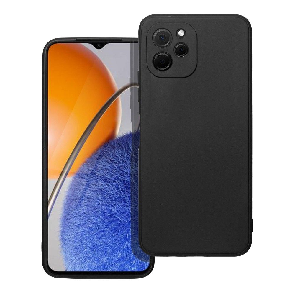 Matinis dėklas telefonui HUAWEI Nova Y61 4G - juodas (m)