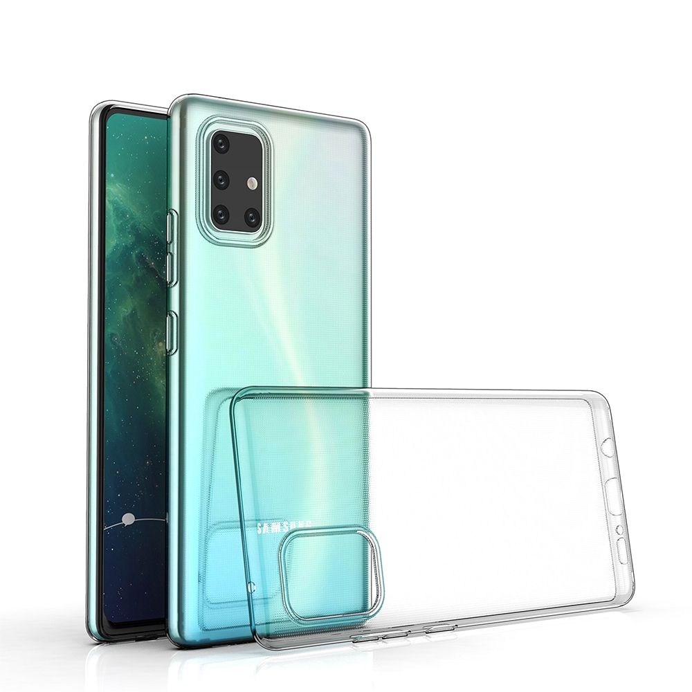Чехол для Samsung A71 Clear Case 2 мм Box прозрачный