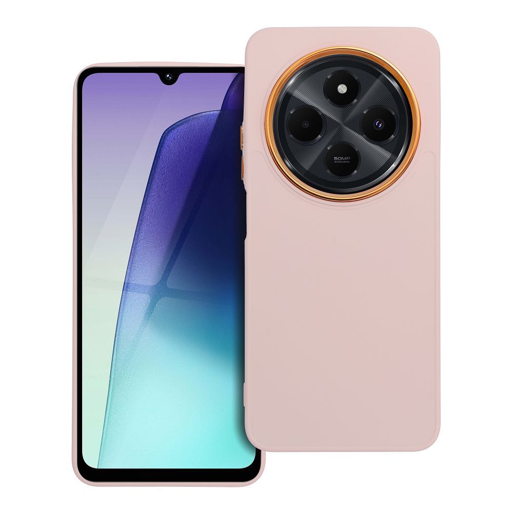 Чехол для Xiaomi Redmi 14C Frame пудрово-розовый