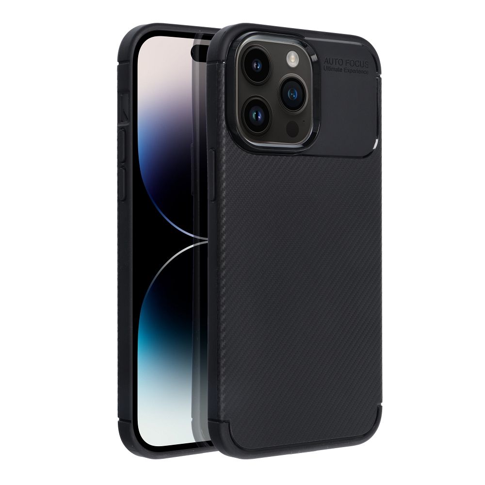 Case for iPhone 14 PRO MAX Carbon Premium black