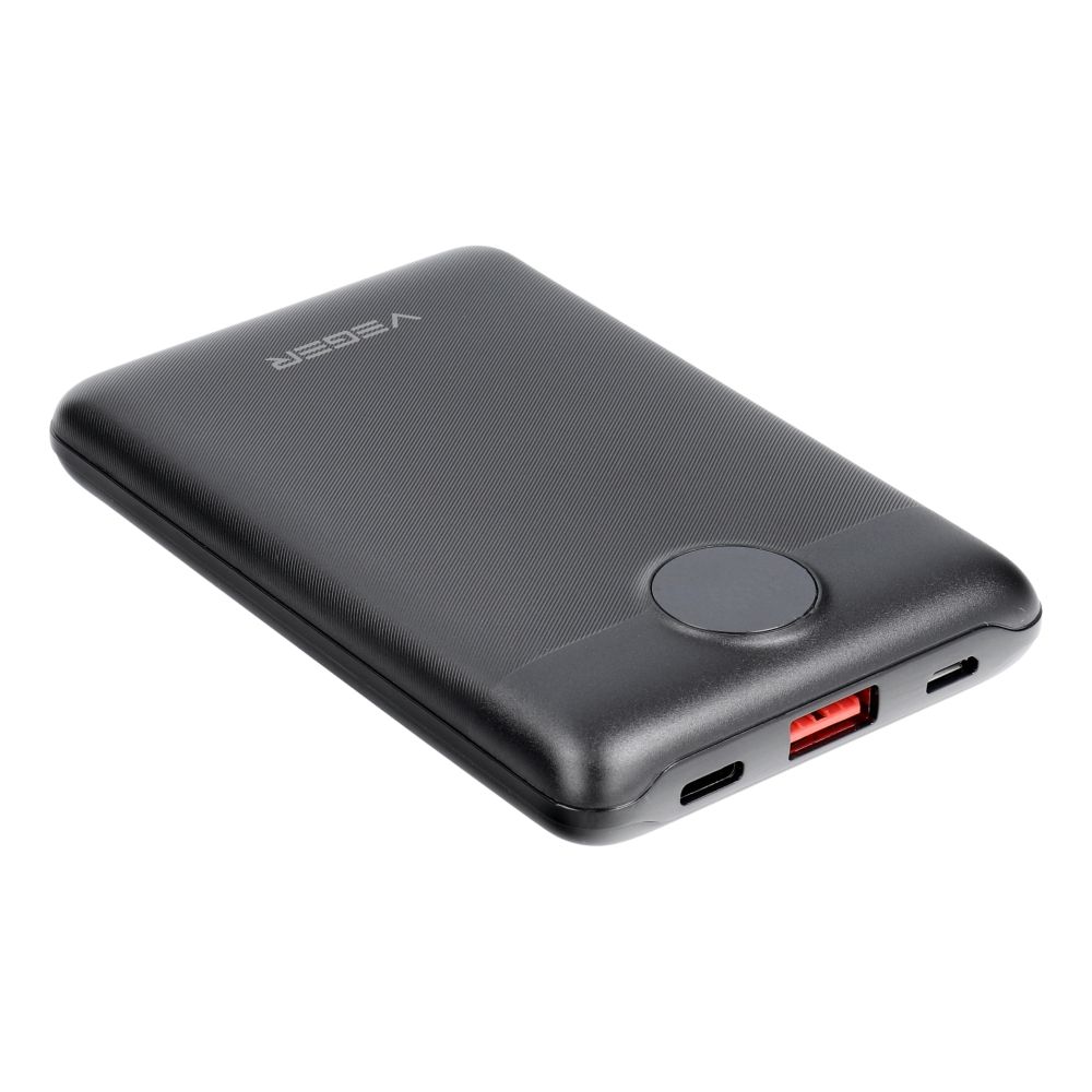 Išorinė baterija POWER BANK VEGER S11 10000mAh (Type-C; MicroUSB; 22.5W) juoda