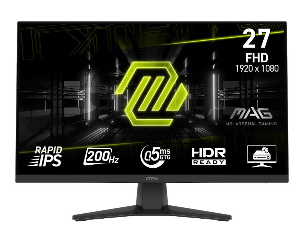 LCD monitorius MSI MAG 272F 27" 1920x1080 IPS 200Hz Žaidimams Juodas