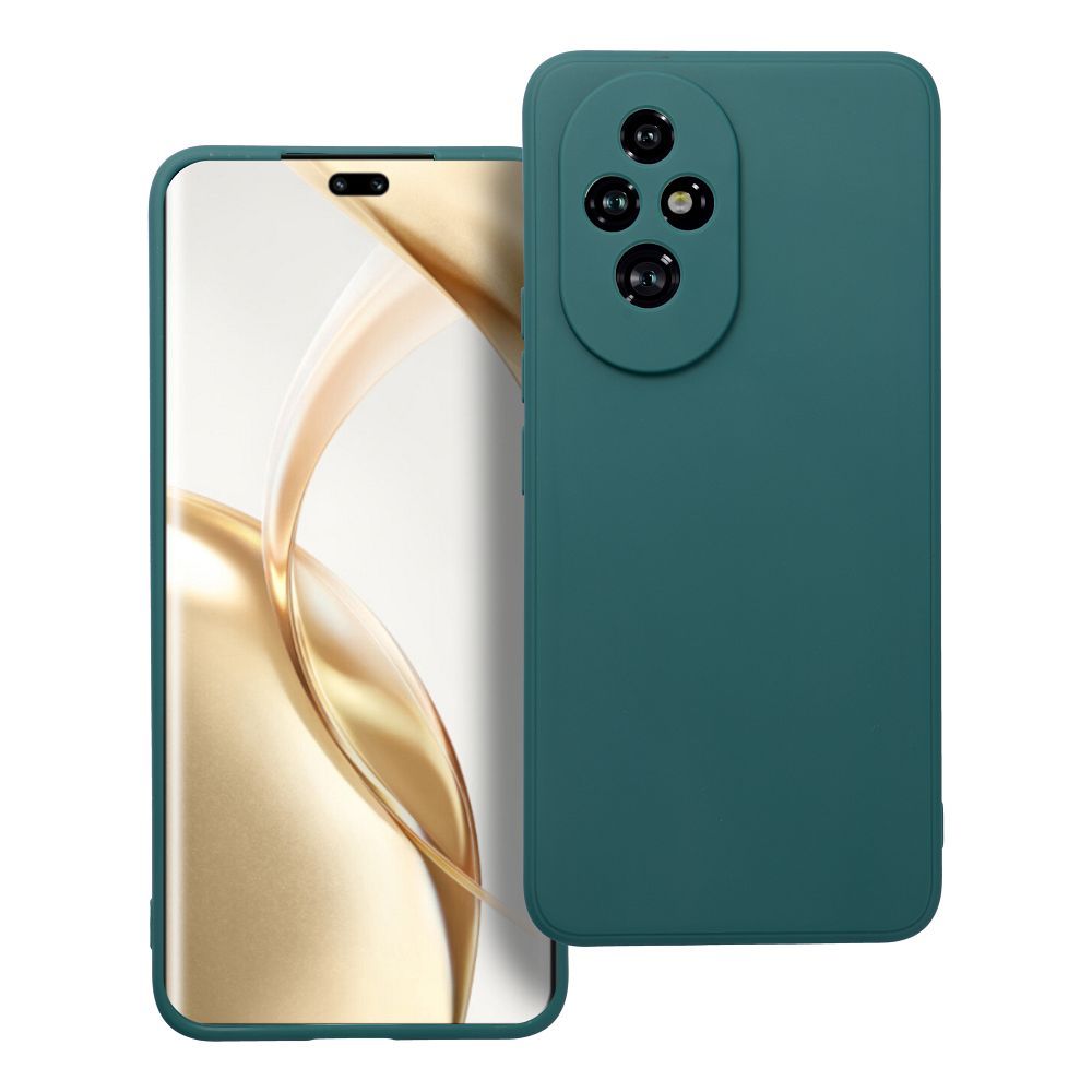 Matinis dėklas telefonui HONOR 200 tamsiai žalias