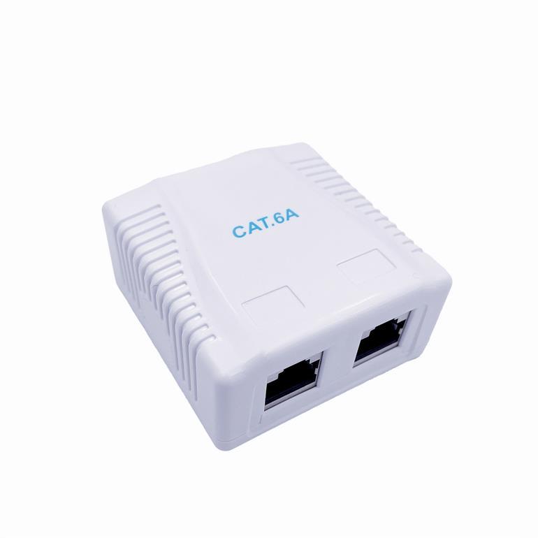 Kabelio montavimo dėžutė Cat6a FTP/2P NCAC-2F6A-01 GEMBIRD