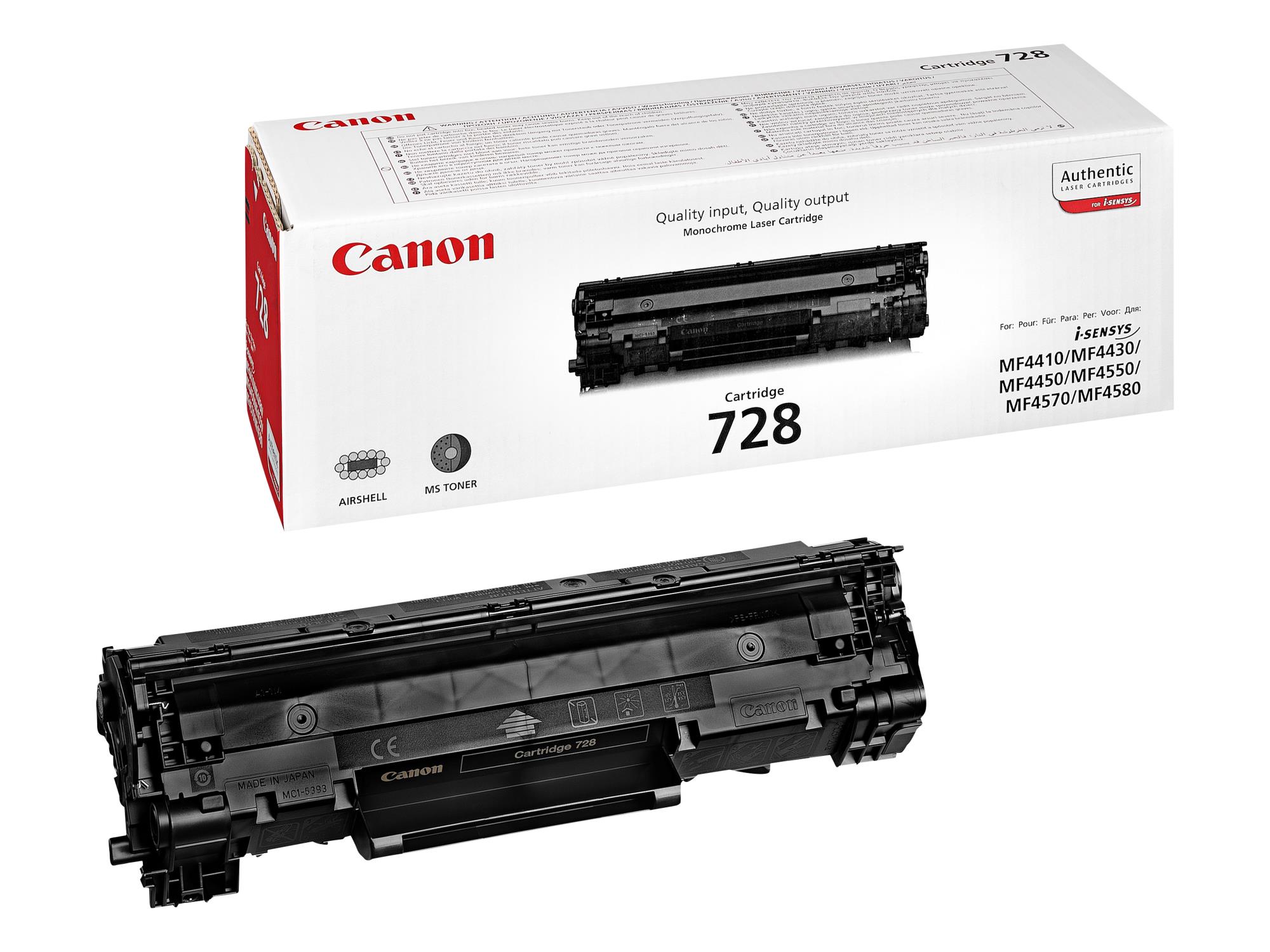 Canon 728 Black Toner, 3500B002