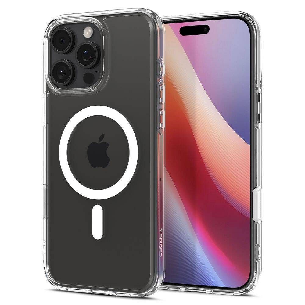Spigen Ultra Hybrid T Mag MagSafe Dėklas telefonui iPhone 16 Pro Max – baltas