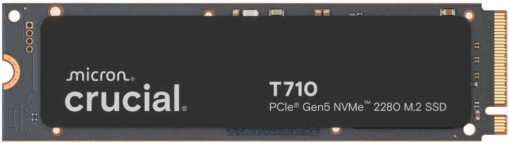 SSD diskas Crucial T710 1TB M.2 PCIe Gen5 NVMe Skaitymas 14900 MB/s Rašymas 13700 MB/s