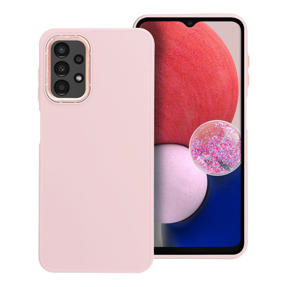 Чехол для Samsung A13 5G / A04S Frame пудрово-розовый