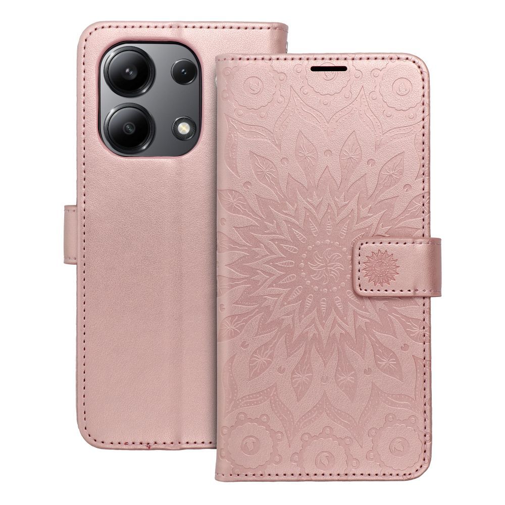 Flip case for Xiaomi Redmi NOTE 13 4G Mezzo Book mandala rose gold