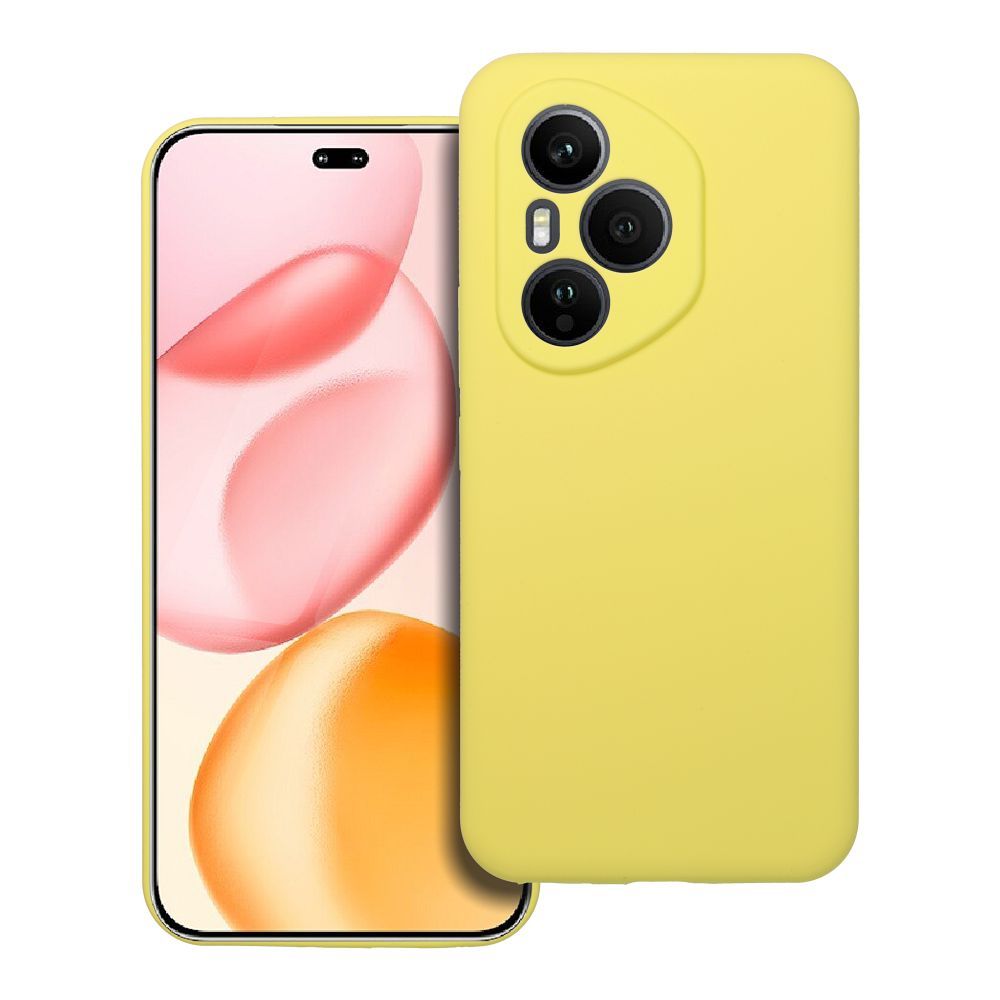 Silikoninis dėklas 2mm HONOR 400 Pro citrininis