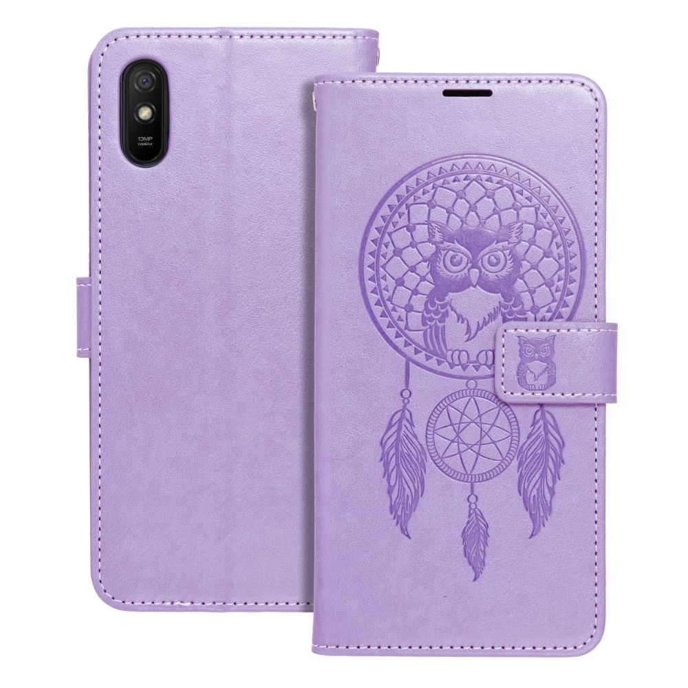 Flip case for Xiaomi Redmi 9AT / Redmi 9A Mezzo Book dreamcatcher violet