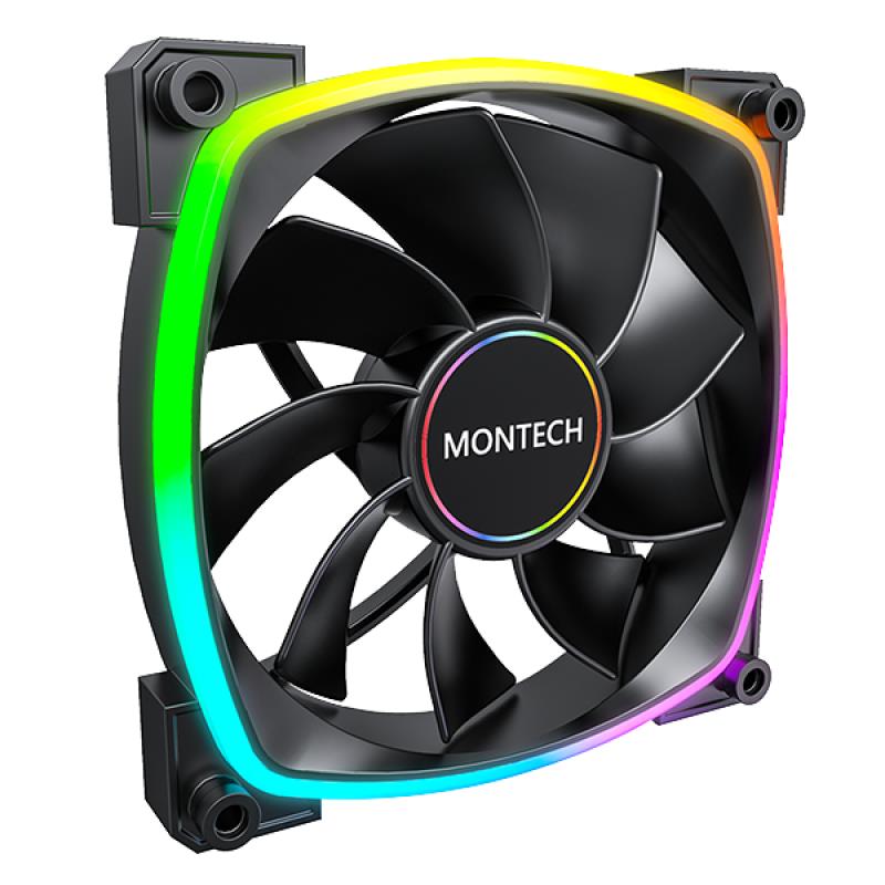 Вентилятор корпуса 140MM RX140 PWM чёрный MONTECH
