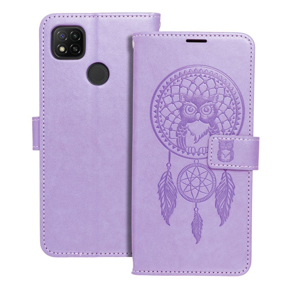 MEZZO dėklas telefonui XIAOMI Redmi 9C / 9C NFC sapnų gaudyklės rožinės aukso spalvos