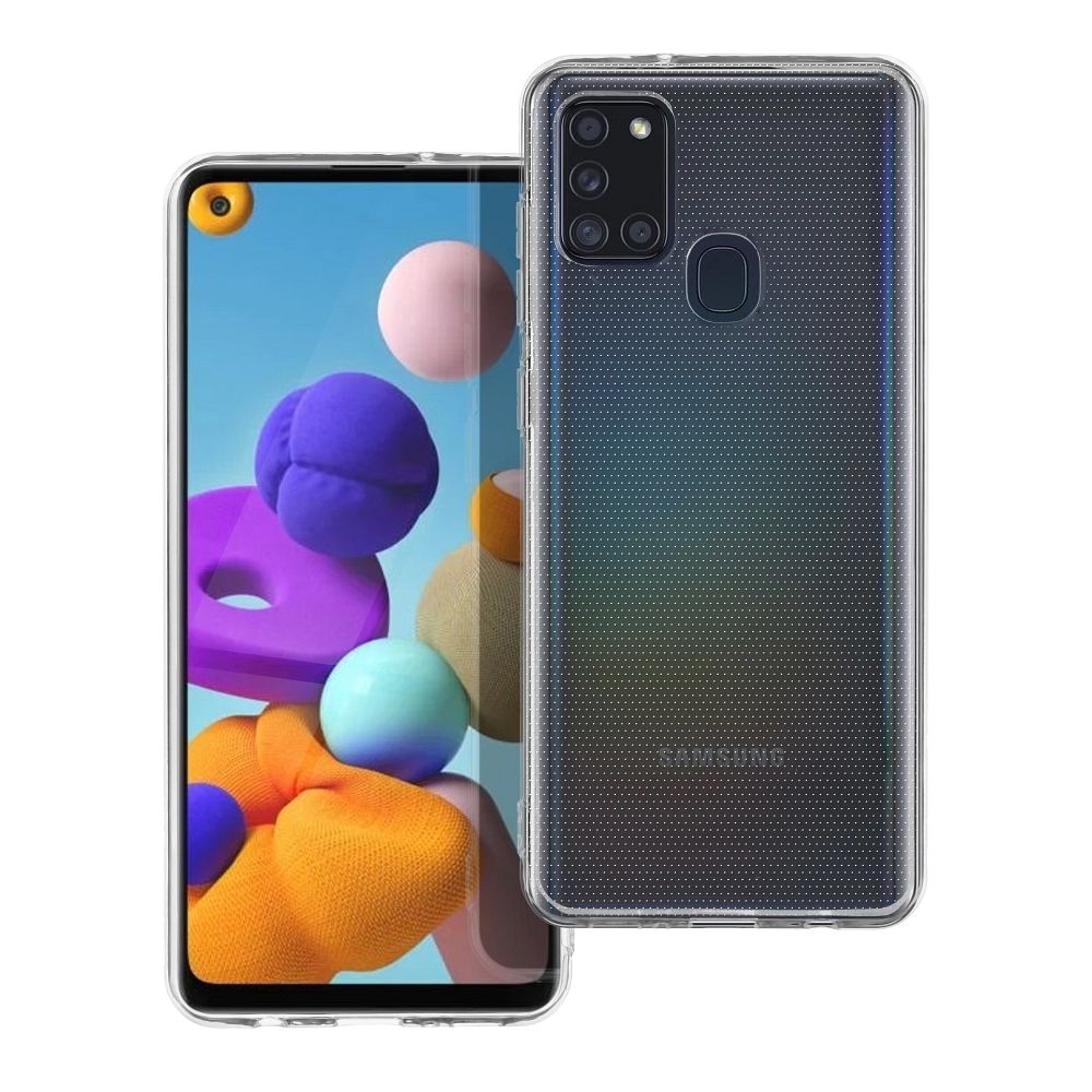 Skaidrus dėklas 2 mm SAMSUNG A21S skaidrus