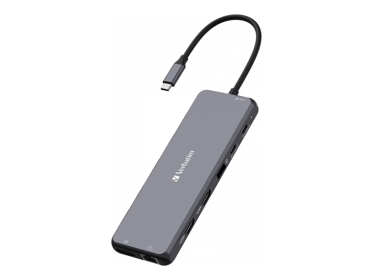 VERBATIM USB-C Pro мультипортовый хаб 13 портов