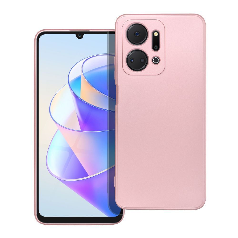 METALLIC dėklas telefonui HONOR X7A rožinis