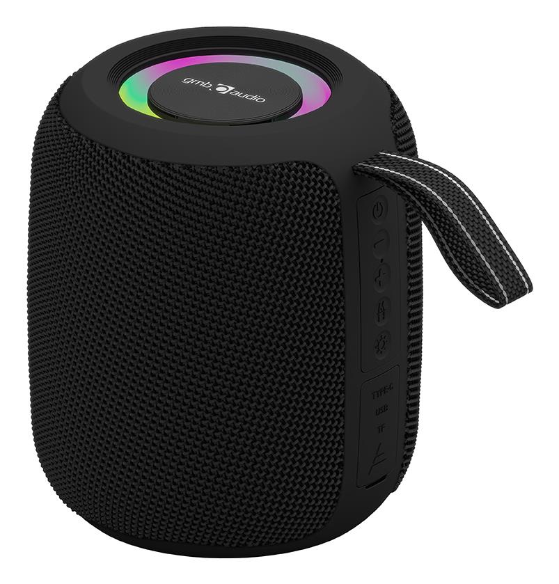 GEMBIRD Портативная колонка беспроводная Bluetooth чёрная SPK-BT-LED-05-BK