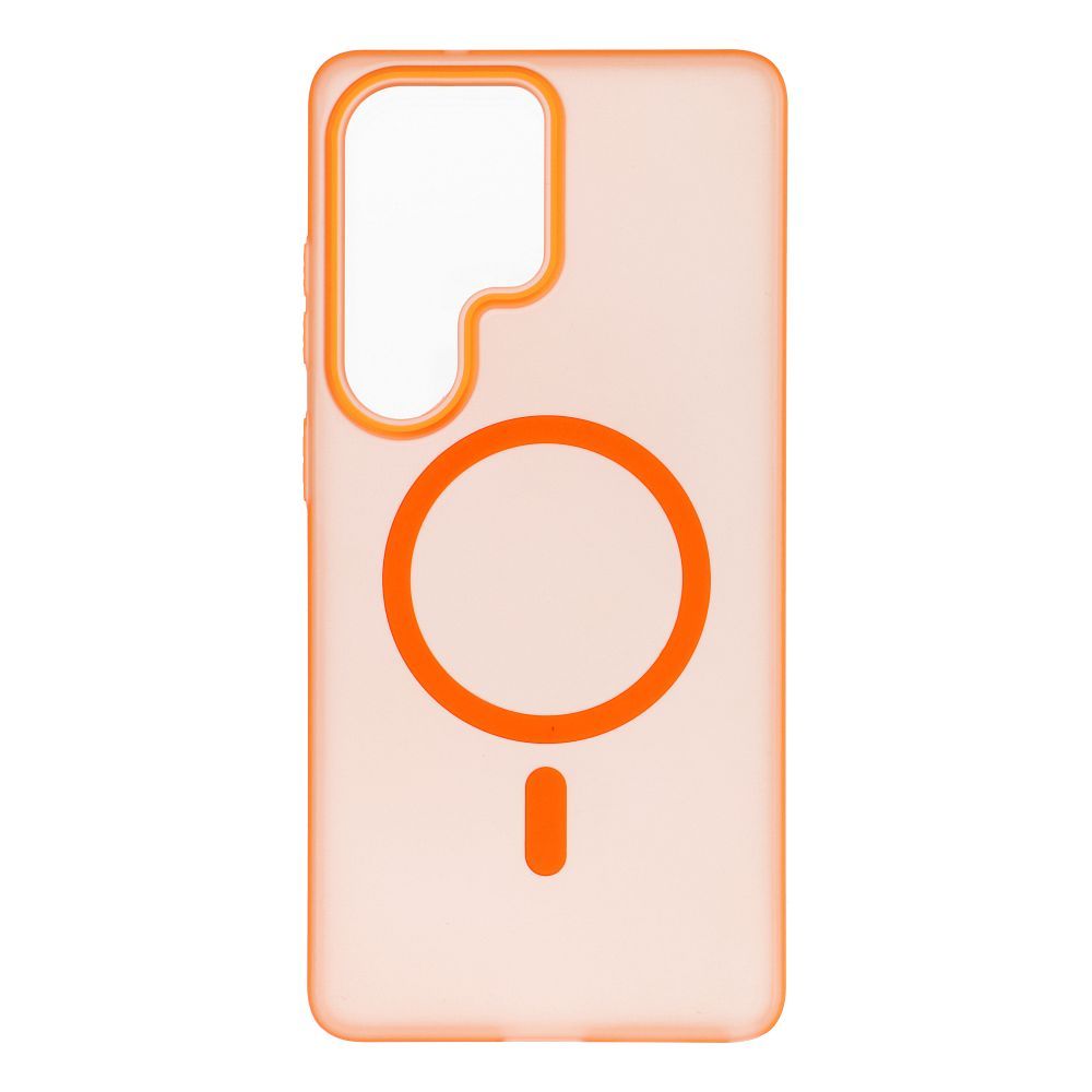 Чехол Go Orange для Samsung S26 Ultra с MagSafe оранжевый