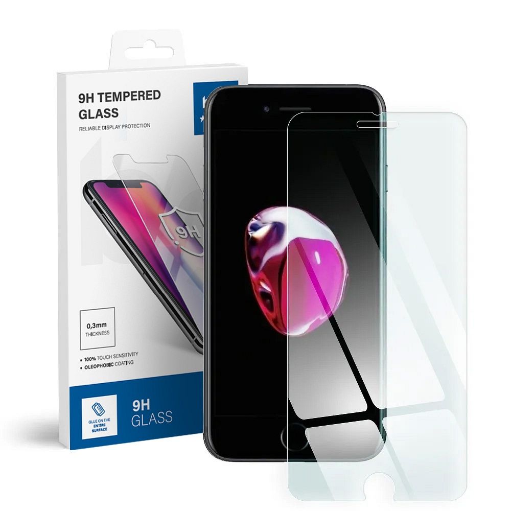 Закалённое стекло для iPhone 7 / 8 PLUS Blue Star