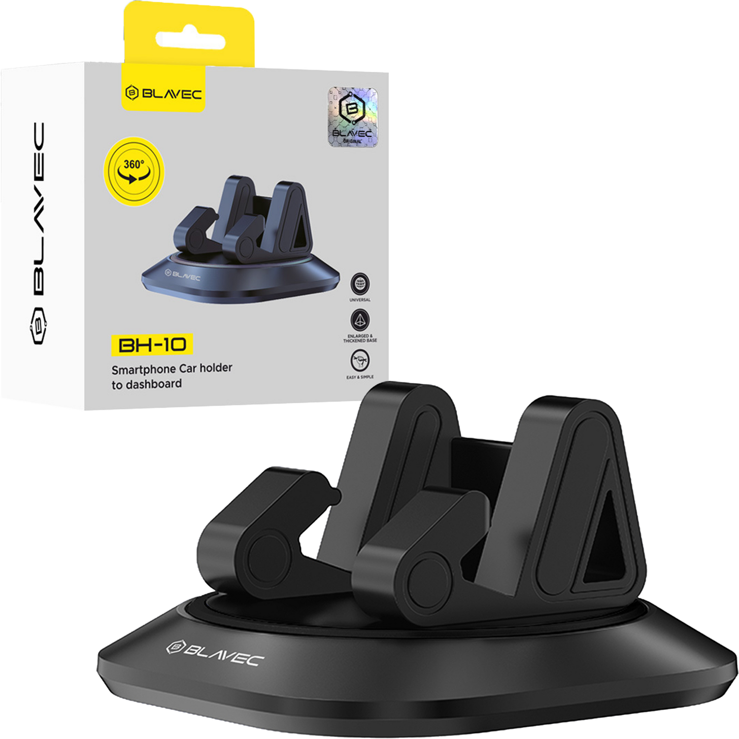 Blavec Car holder BH-10 to dashboard (BH10-DB) black