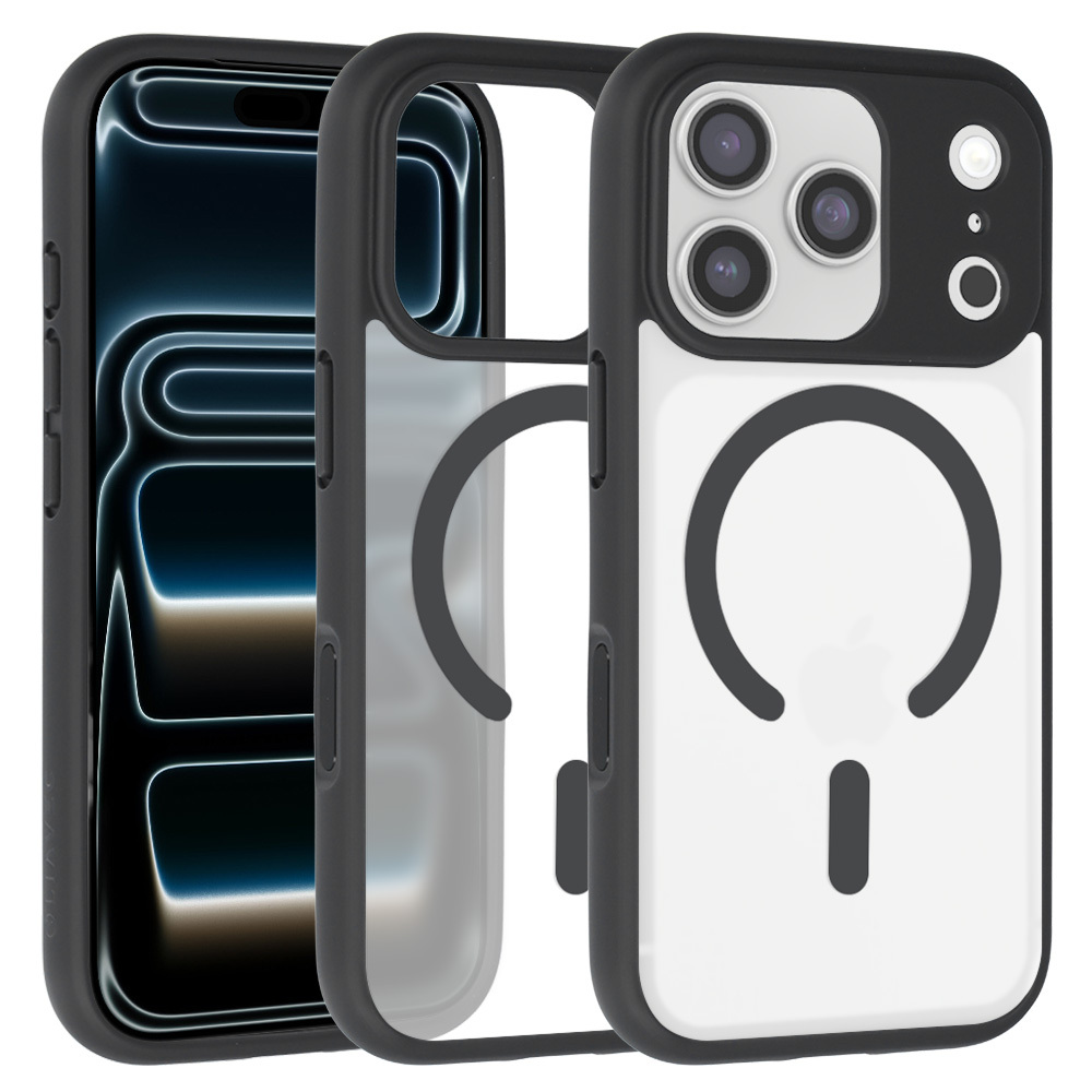 Liavec minkštas dėklas skirtas Iphone 17 Pro juodas