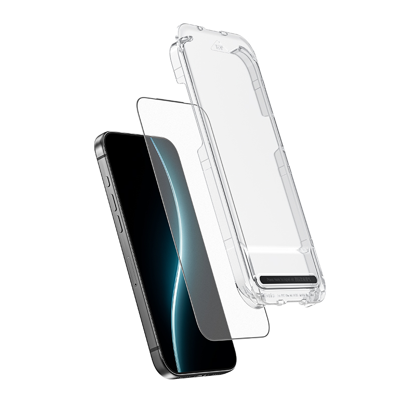 Benks grūdintas stiklas Joy Touch matinės tekstūros stiklas (M070) Iphone 17 Pro Max telefonui juodas